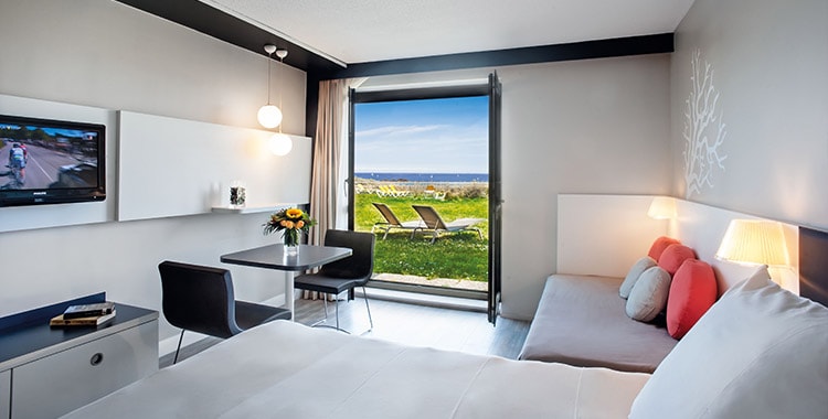 Chambres coté mer Novotel Dinard